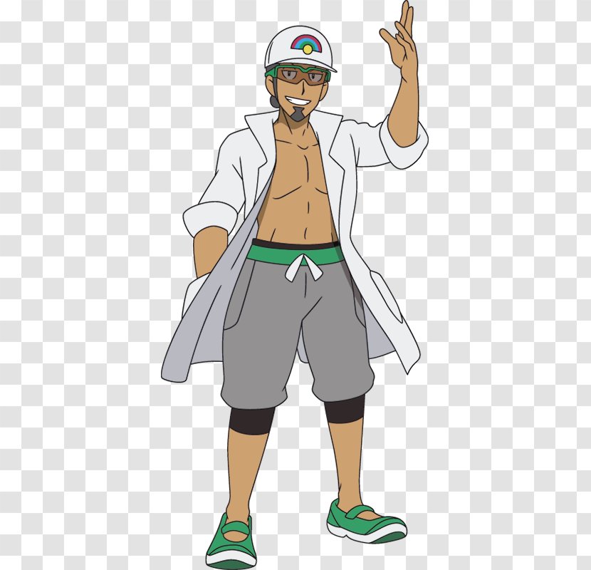 Pokémon Sun And Moon Ash Ketchum Professor Kukui X Y - Flower - Ice Transparent PNG