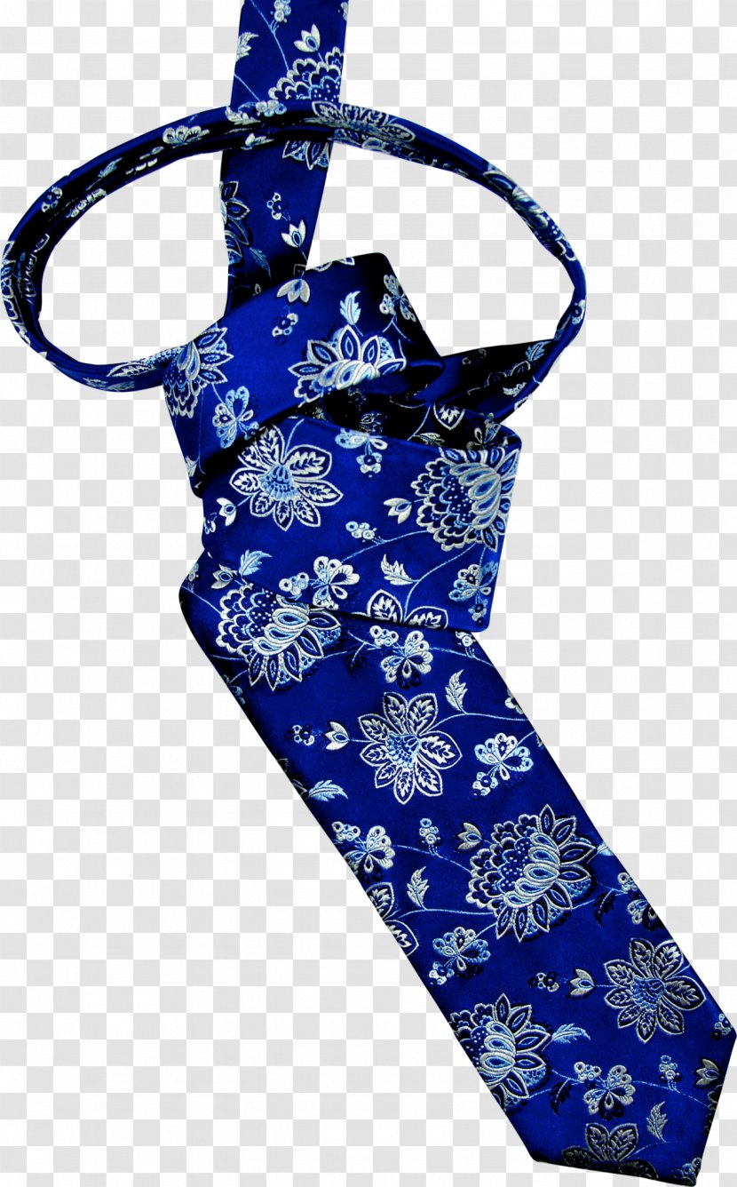 Necktie Clothing Accessories Fashion Visual Arts Pattern - Cobalt Blue - Men's Tie Transparent PNG