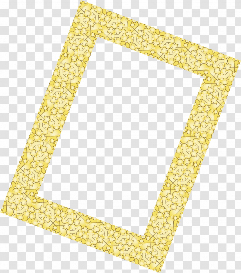 Yellow Line Meter Pattern Jewellery Transparent PNG