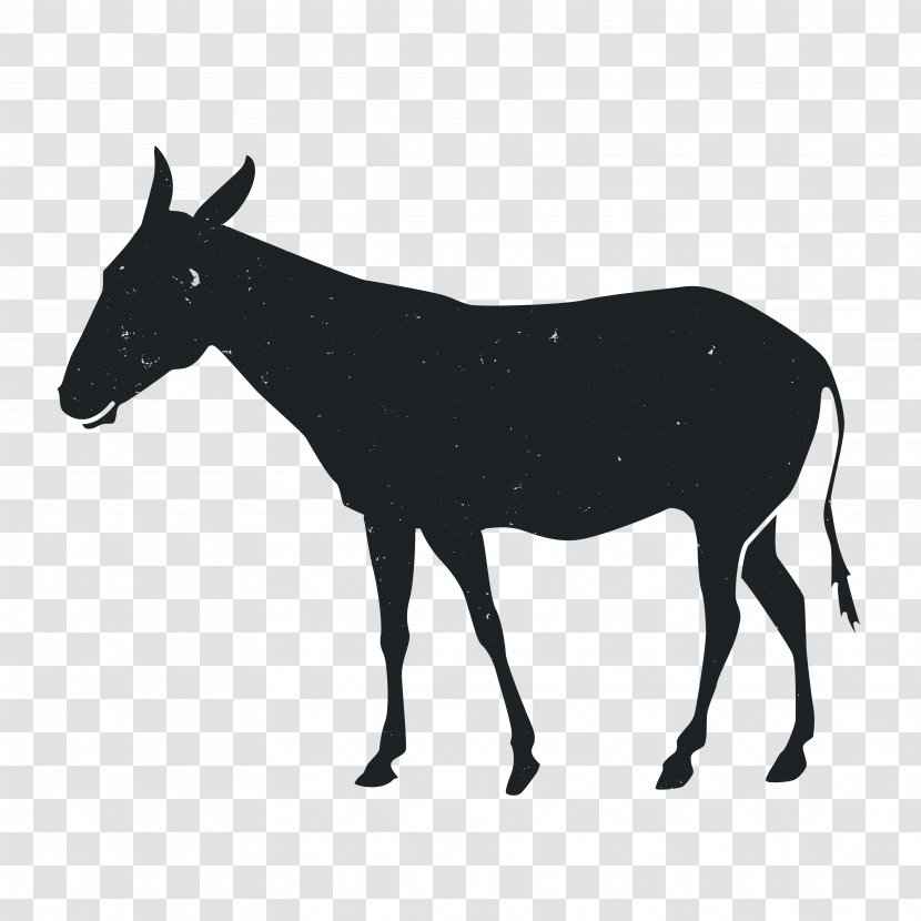 Mustang American Paint Horse Stallion Animal Silhouette - Mare - Silhouettes Transparent PNG