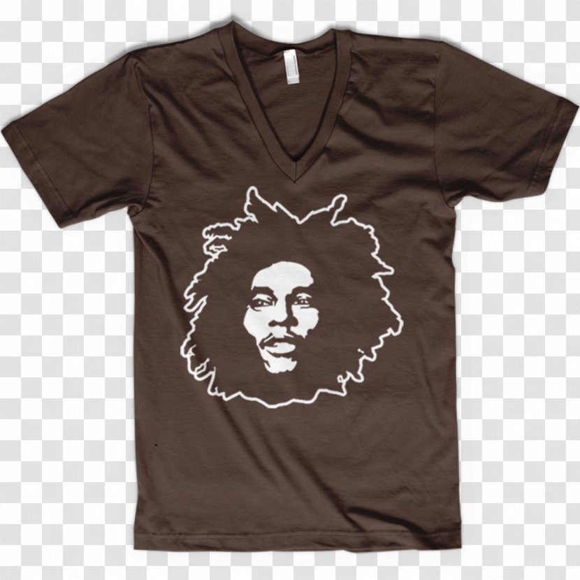 T-shirt Sleeve Hoodie Crew Neck - Bob Marley Hoodies Transparent PNG