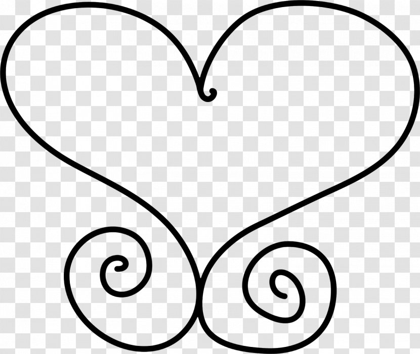 Heart Blog Clip Art - Cartoon - Swirly Love Cliparts Transparent PNG