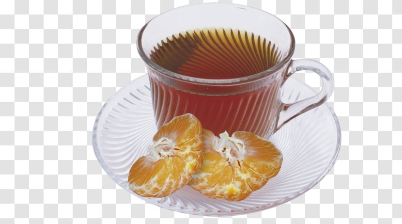 Tea Coffee Cup Soft Drink Cream - Tableware - Orange Glass Coasters Transparent PNG