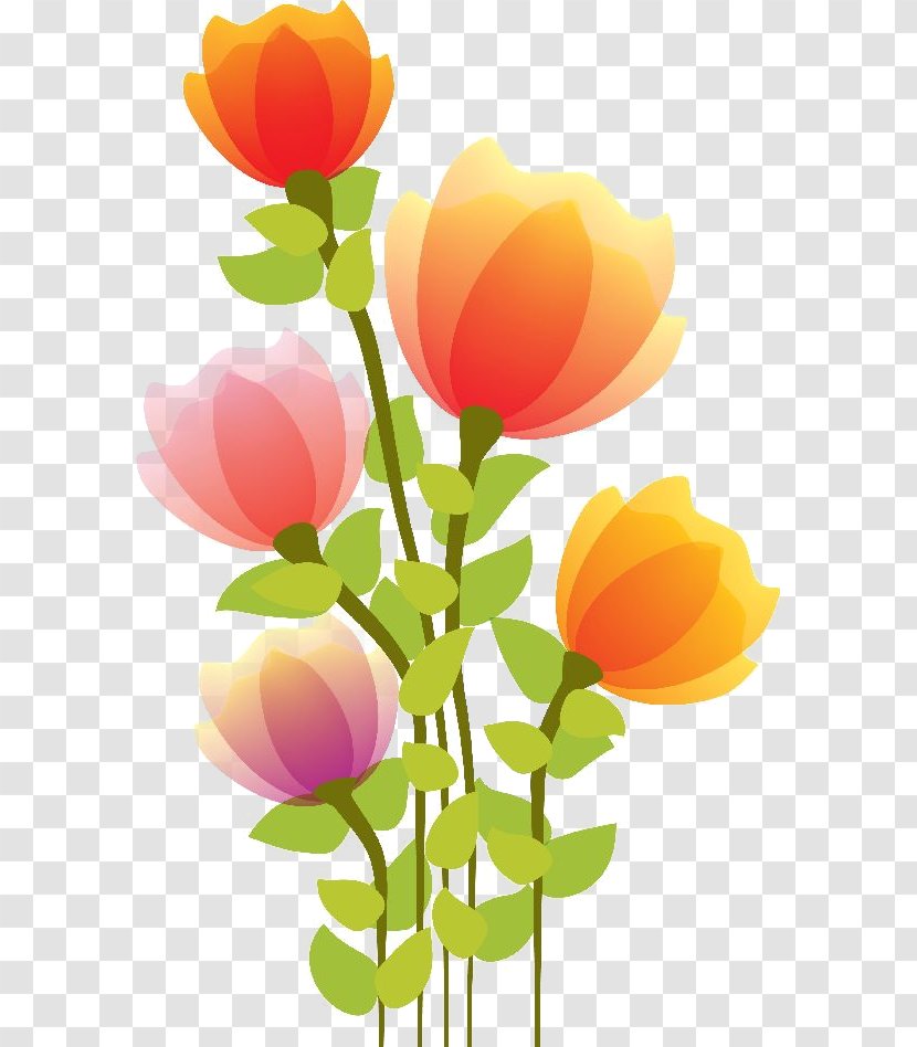 Drawing Clip Art - Tulip - Christmas Flowers Transparent PNG