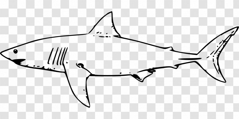 Great White Shark Clip Art - Ferocious Transparent PNG