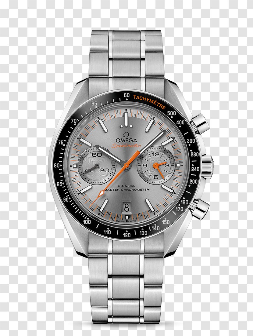 Omega Speedmaster Coaxial Escapement SA Jewellery Watch - Platinum Transparent PNG