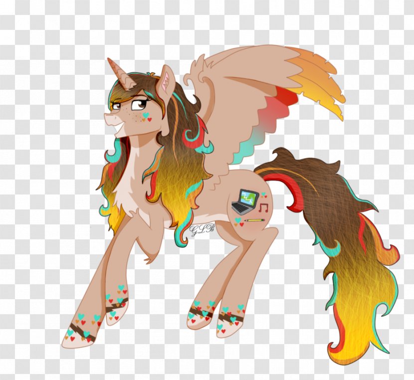 Horse Illustration Legendary Creature Cartoon - Energy Fan Transparent PNG