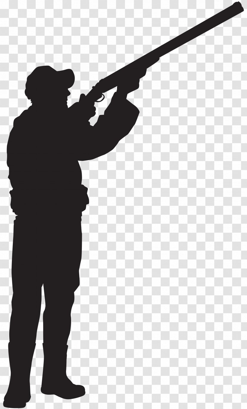 Hunting Silhouette Shooting Sport Clip Art - Silhouete Transparent PNG