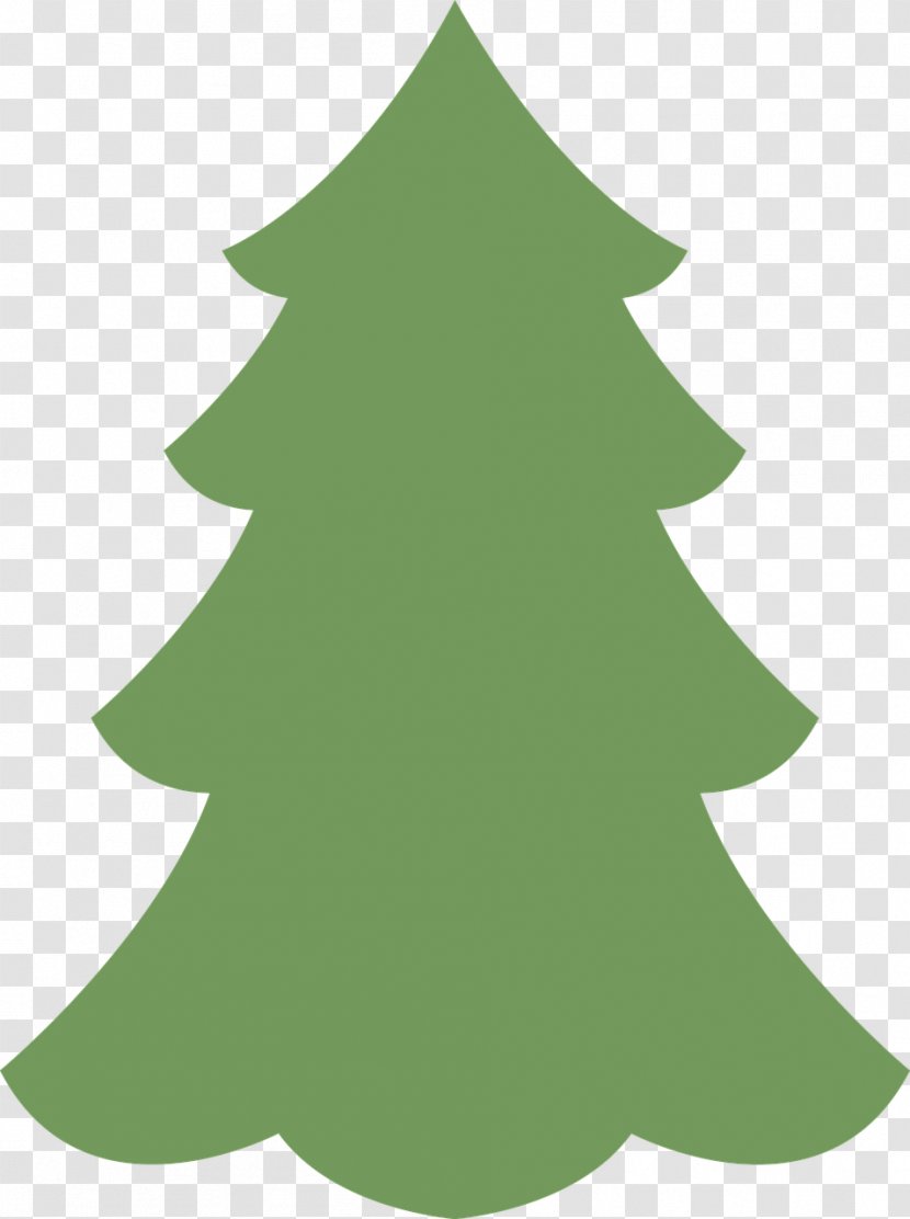 Christmas Tree Day Santa Claus Illustration - Silhouette - Free Stock Transparent PNG