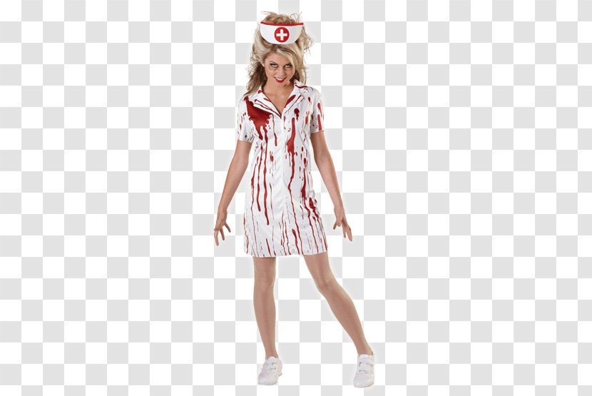 Halloween Costume Clothing Dress Nurse Uniform - Flower Transparent PNG