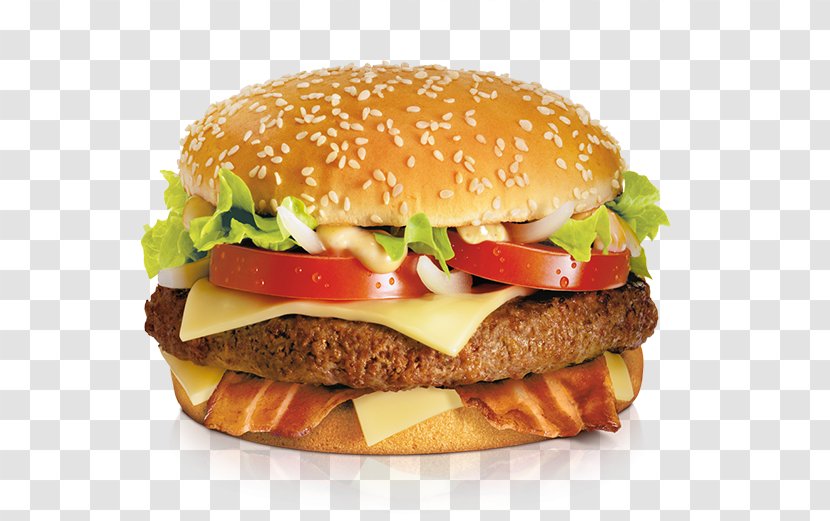 Cheeseburger Whopper Breakfast Sandwich Fast Food Big N' Tasty - Calorie - Bacon Transparent PNG