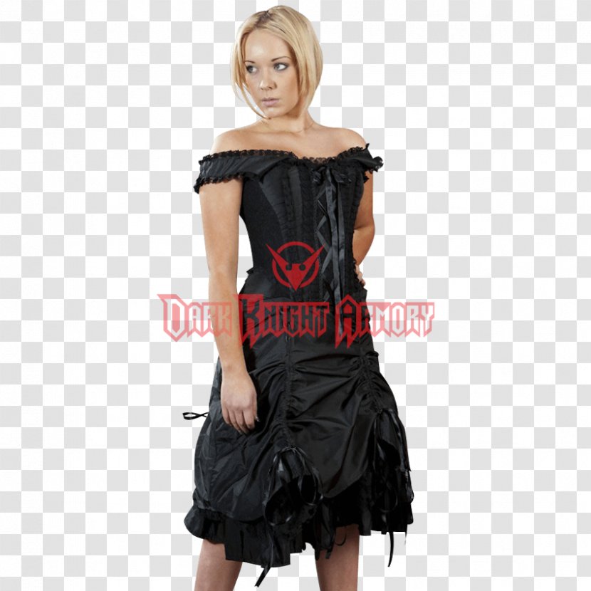 Little Black Dress Clothing Corset Costume - Heart Transparent PNG