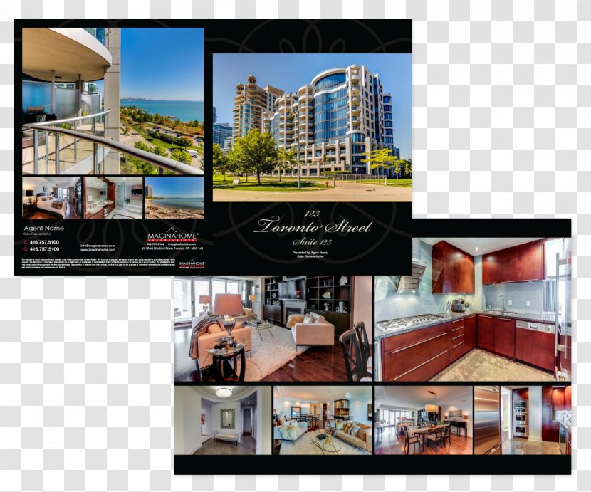 Real Estate Property Brochure House - Marketing - Flyer Transparent PNG