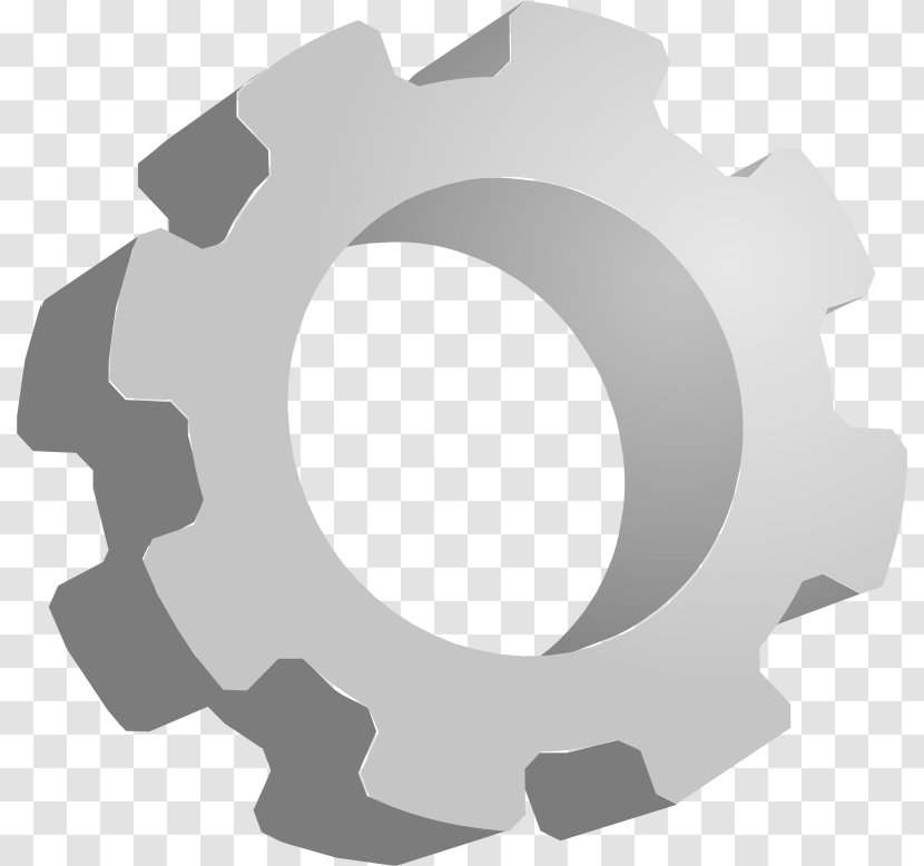 Gear 3D Computer Graphics Clip Art - Gear-wheel Transparent PNG