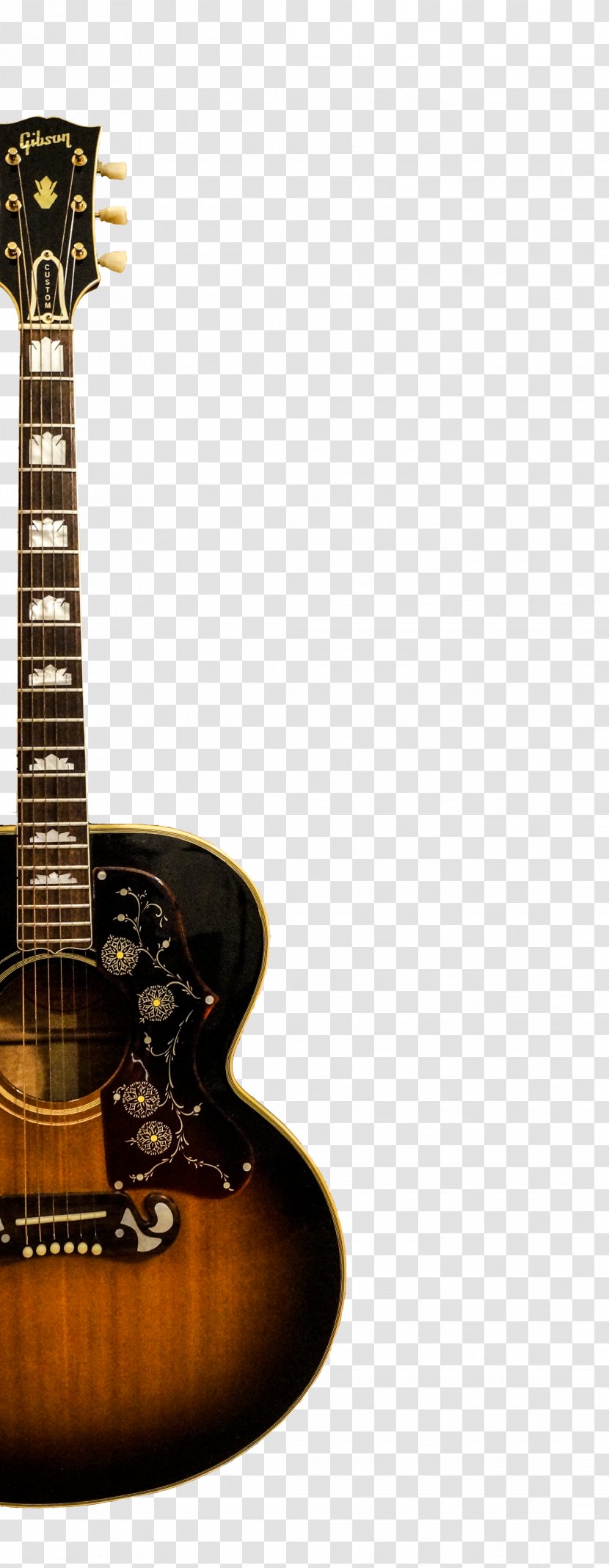Gibson J-200 ES-335 Musical Instruments Acoustic Guitar - Cartoon Transparent PNG