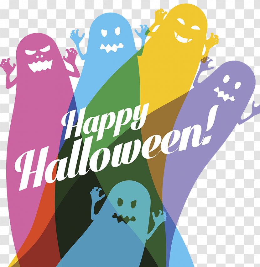 Halloween Jack-o-lantern Illustration - Party - Happy Ghost Pictures Transparent PNG