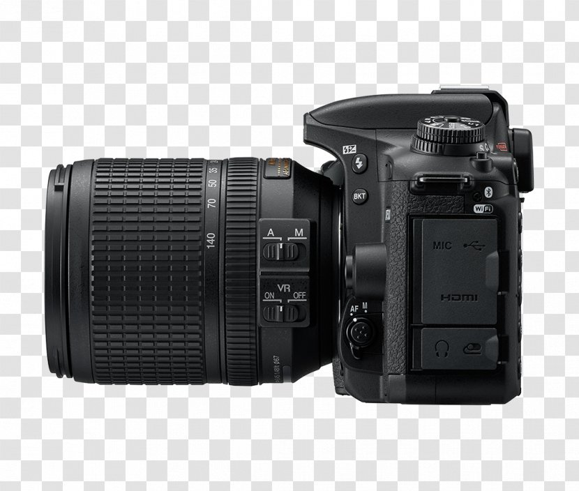 AF-S DX Nikkor 18-140mm F/3.5-5.6G ED VR Nikon D7500 D7200 Format Digital SLR - Cameras Optics - Camera Transparent PNG