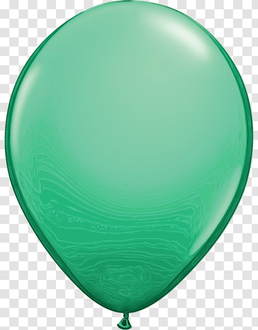 Green Balloon Turquoise Aqua Party Supply Transparent PNG