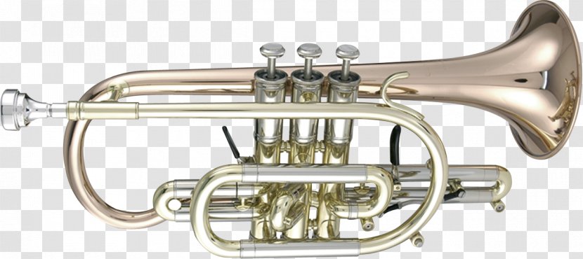 Cornet Getzen Trombone Trumpet Musician’s Friend - Watercolor Transparent PNG