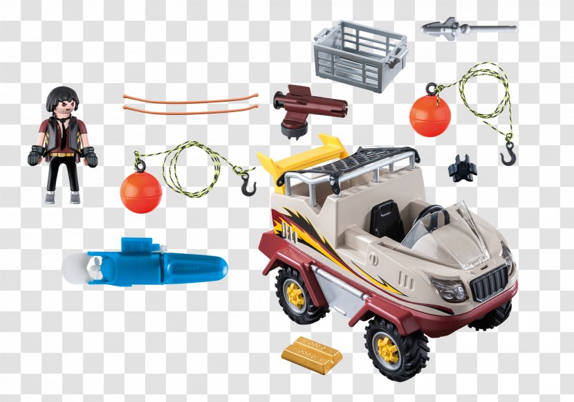 Playmobil Amphibious Vehicle Car Toy Transparent PNG