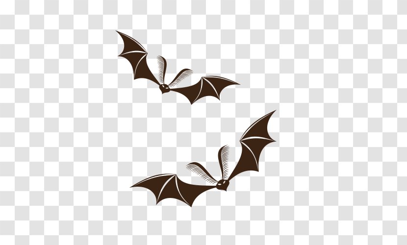 Bat Halloween Jack-o-lantern - Brown - Frame Transparent PNG