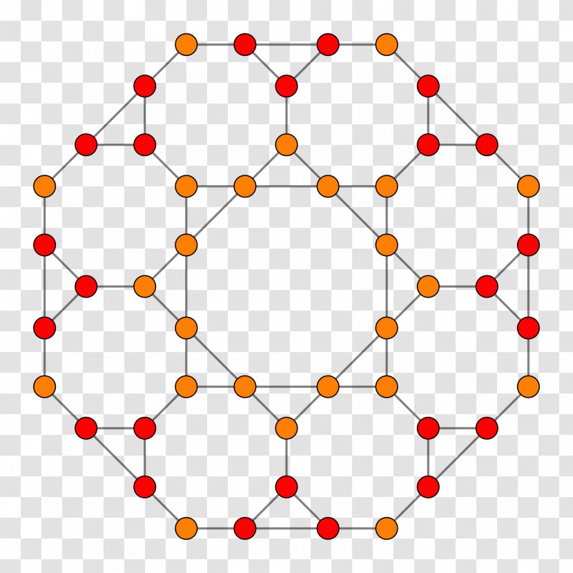 Truncated 24-cells Polytope Demihypercube Truncation - 4polytope - T Cell Transparent PNG