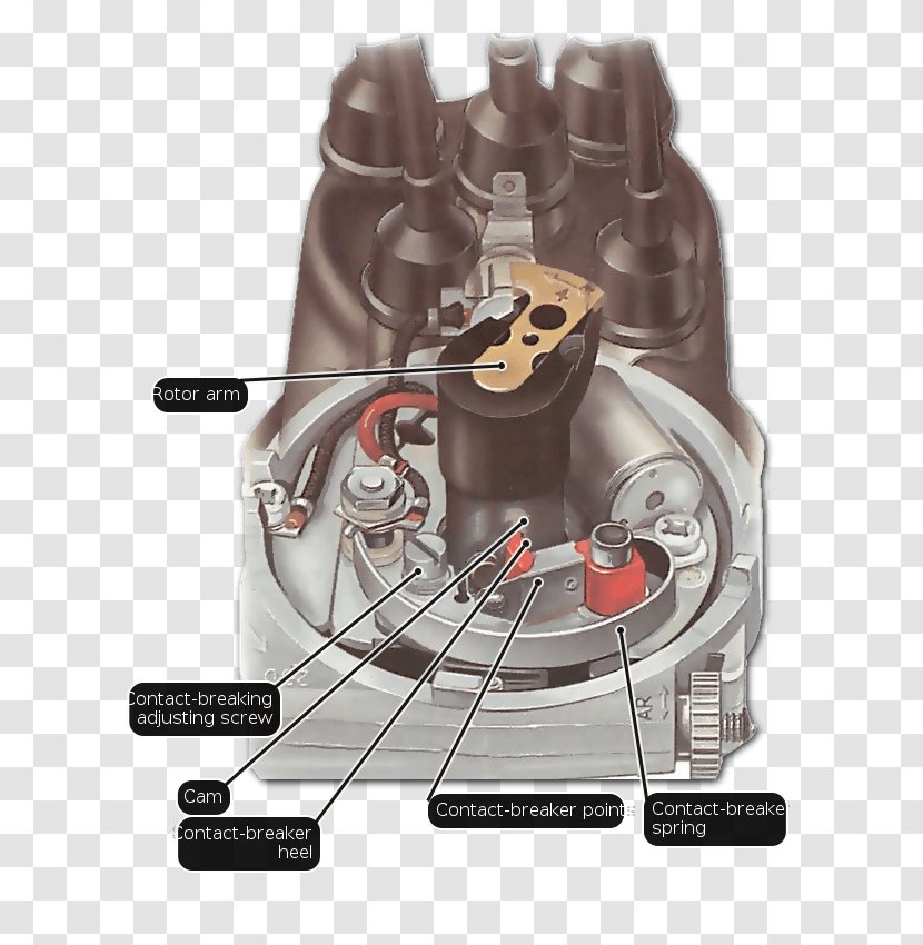 Car Contact Breaker Ignition System Distributor Spark Plug - Proton Wira - Mini Cooper Transparent PNG