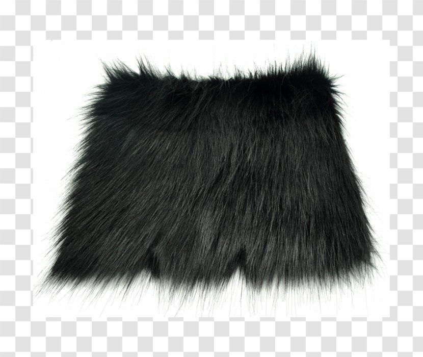 Fur Clothing Textile White - Material - Black Fox Transparent PNG