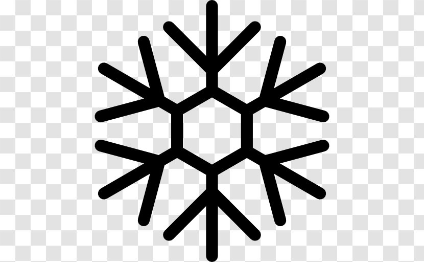 Snowflake Drawing Line Art Clip - Symbol - Cold Transparent PNG