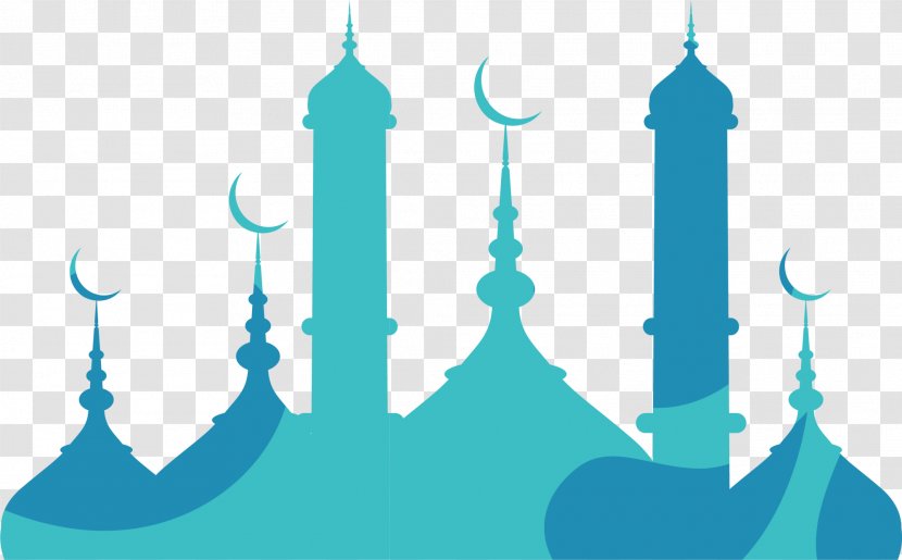Medina Rabi Al-awwal Islamic Calendar 12 Rabiulawal - Islam - Blue Painted Church Of Eid Al Fitr Transparent PNG
