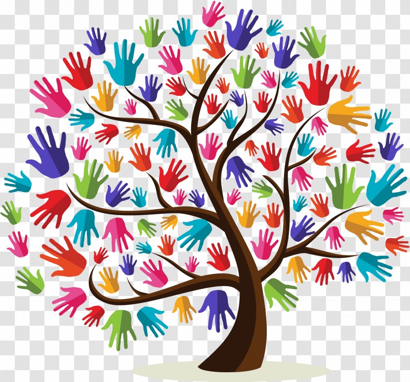 The Building For Kids Multiculturalism Cultural Diversity Unity In Clip Art - Culture - Watercolor Tree Transparent PNG