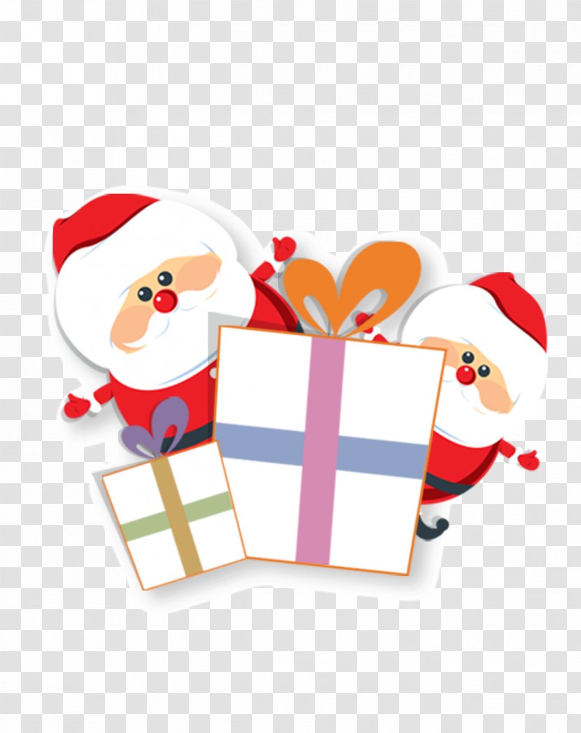 Santa Claus Royal Christmas Message Wish Card - Gratitude - And Gifts Image Transparent PNG