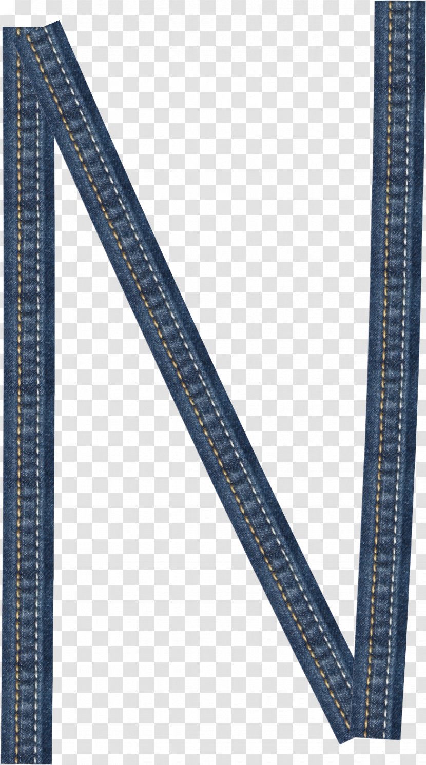 Letter N - Rectangle - Blue Transparent PNG