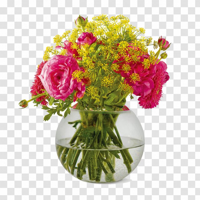 Holmegaard Glass Factory Vase Stainless Steel - Of Flowers Transparent PNG