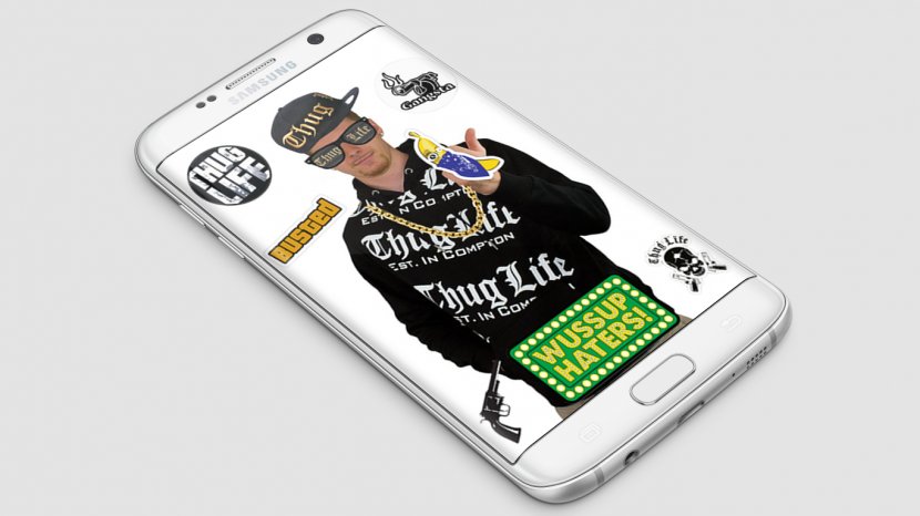 IPhone Portable Communications Device Smartphone Android - Telephony - Thug Life Transparent PNG