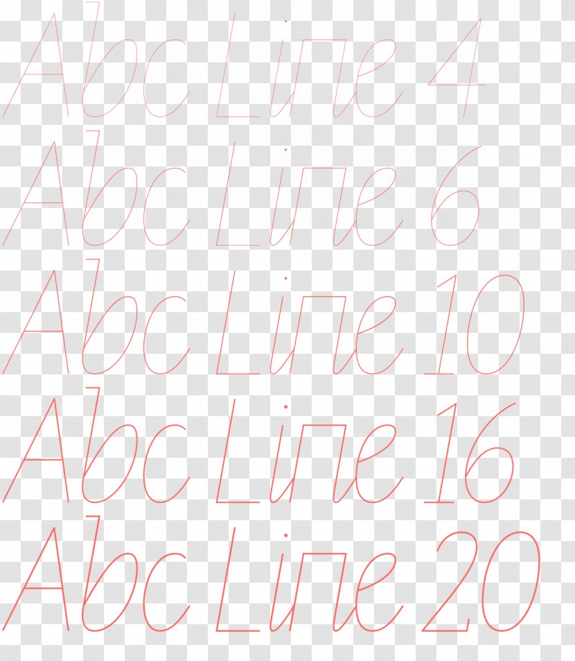 Handwriting Line Pink M Font - Text Transparent PNG