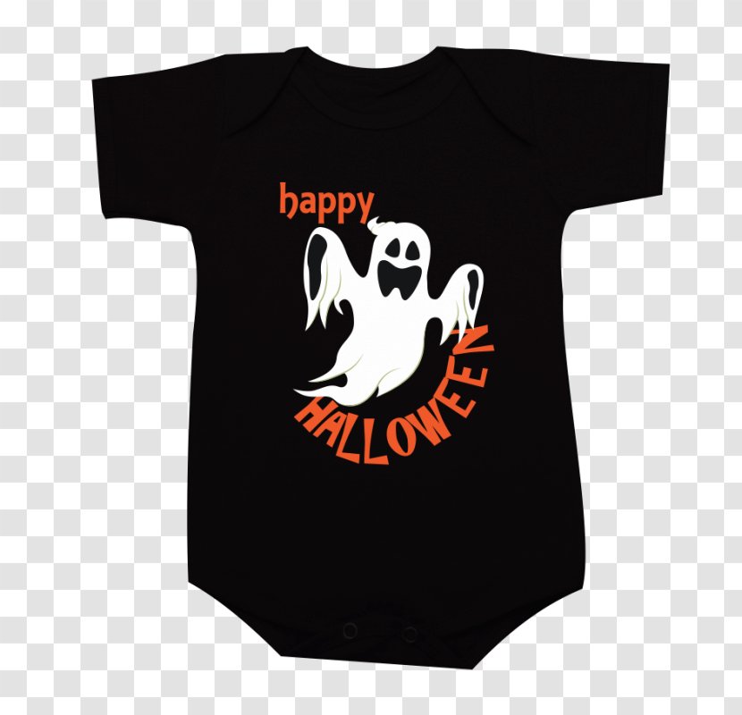 T-shirt Logo Sleeve Bluza Font - Outerwear - Happy Halloween Transparent PNG