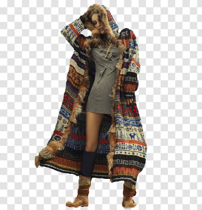Boho-chic Coat Bohemianism Bohemian Style Clothing - Winter Transparent PNG