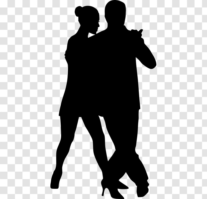 Silhouette Partner Dance Clip Art - Line - Couple Transparent PNG