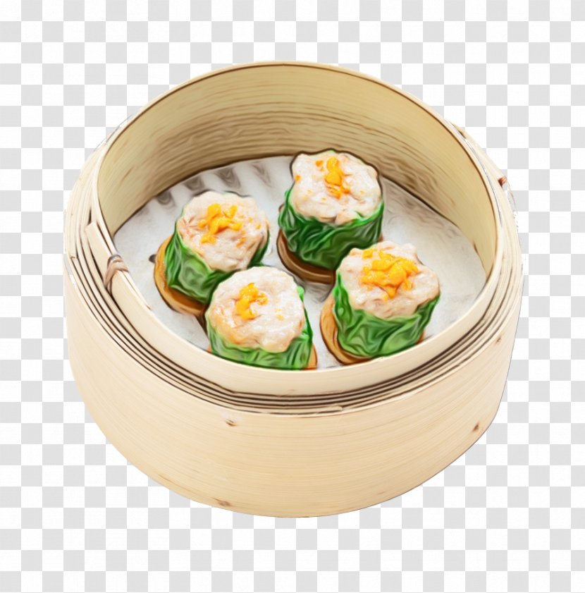 Chinese Food - Watercolor - Hong Kong Cuisine Dim Sim Transparent PNG