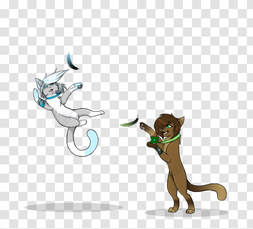 Cat Canidae Dog Cartoon Illustration - Legendary Creature - Play Time Transparent PNG