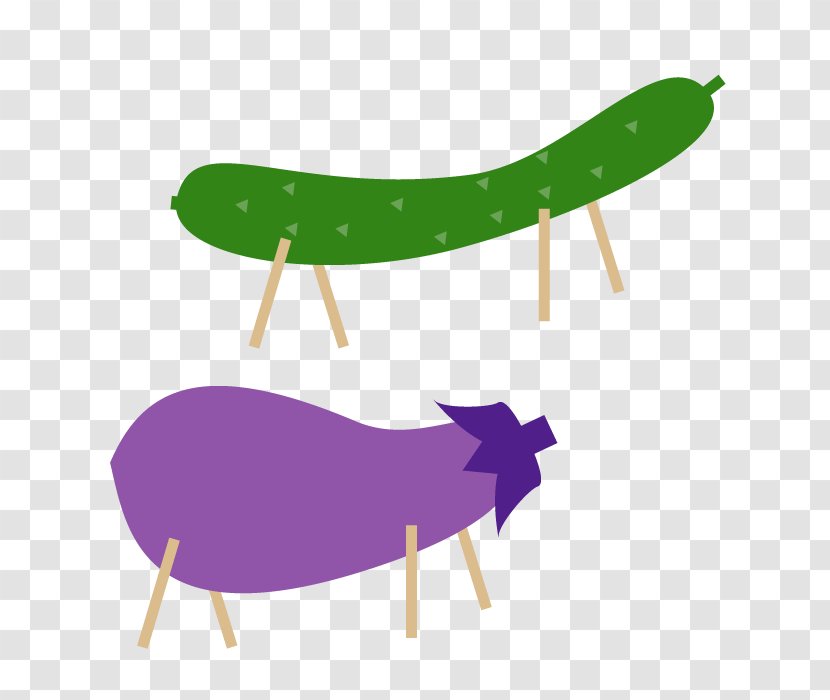 Bon Festival Eggplant お返し Clip Art - Japanese Waves Transparent PNG