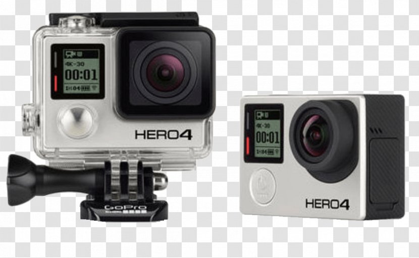 GoPro HERO4 Black Edition Action Camera 4K Resolution - Gopro Hero4 Transparent PNG
