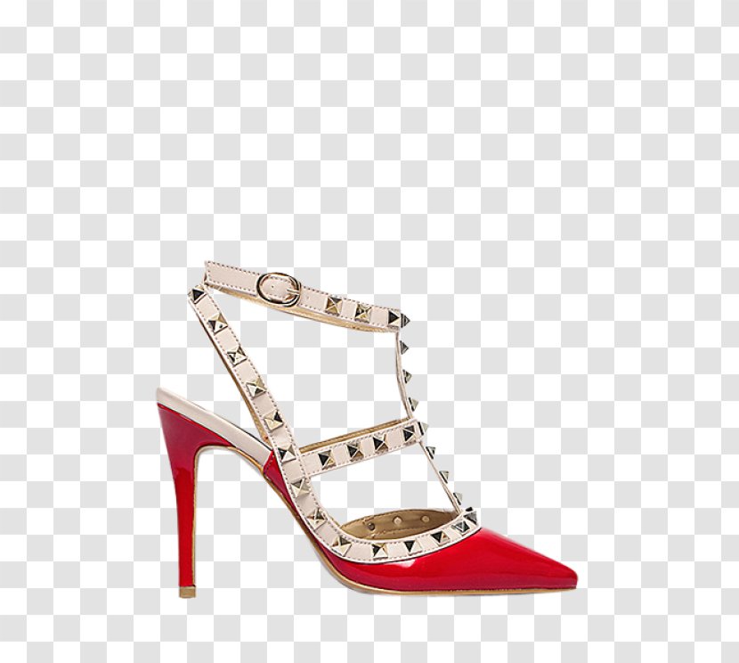 Absatz Sandal High-heeled Shoe Leather - Valentino Garavani - Closed Toe Men Transparent PNG