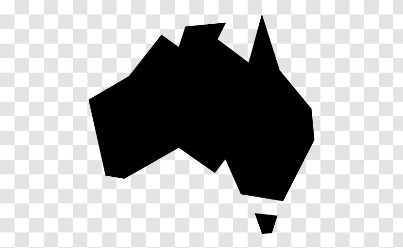 Australia - Map - Star Transparent PNG