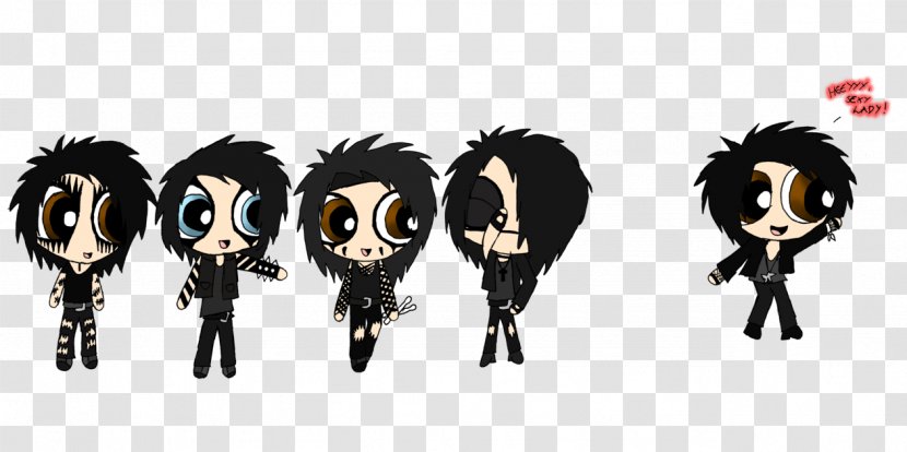 Black Veil Brides Wretched And Divine: The Story Of Wild Ones Drawing Set World On Fire - Silhouette Transparent PNG