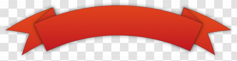 Laptop Ribbon - Satin - Red Vector Transparent PNG