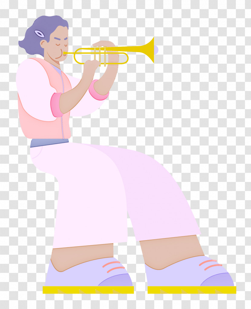 Playing The Trumpet Music Transparent PNG