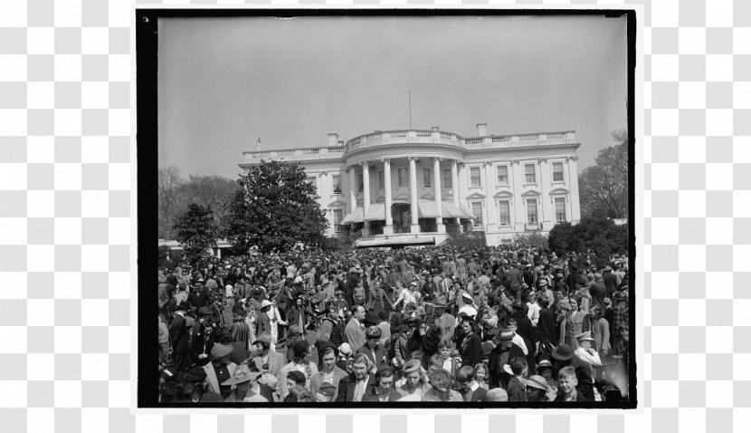 White House South Lawn Black And President Of The United States - Monochrome Photography Transparent PNG