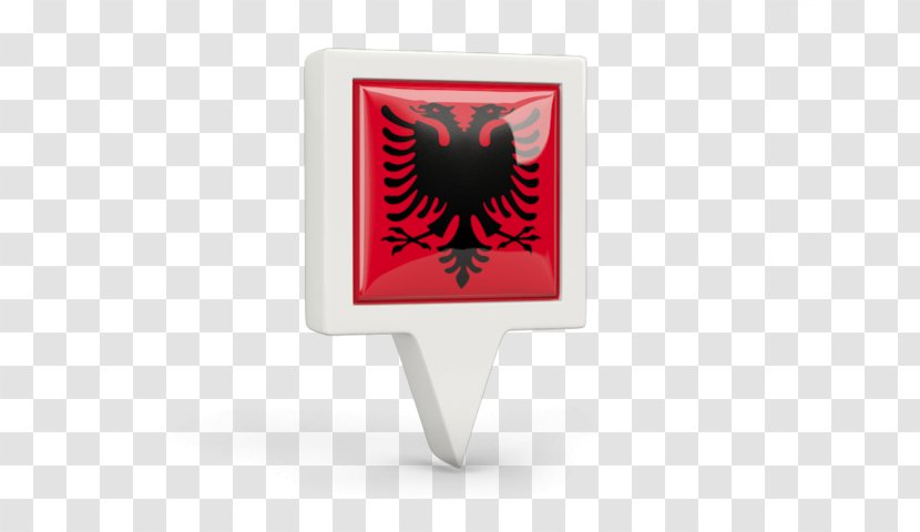 Flag Of Albania Rectangle - Design Transparent PNG
